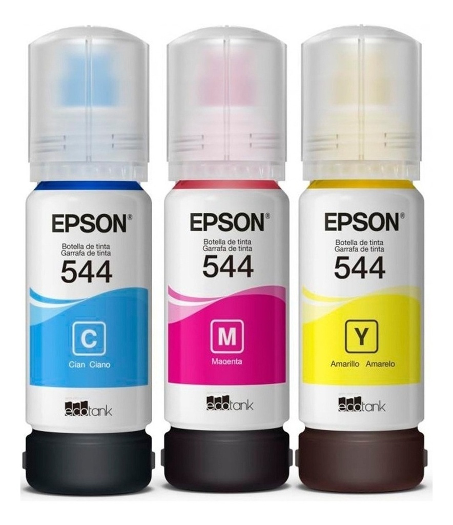 Combo Tinta Epson 544 Colores x 3