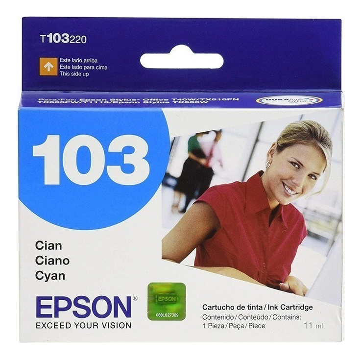 Cartucho Epson 103 Cian Original