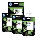 Combo Cartuchos Hp 940XL Negro Colores Original