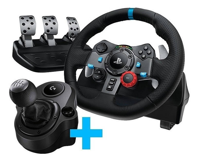 Volante Logitech G29 Negro con Pedalera y Palanca PS4 PS5