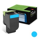 Toner Lexmark 708HC Cian 70C8HC0 Original