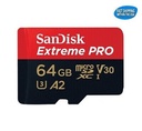 Tarjeta de memoria SanDisk 64GB Extreme Pro Micro SDHC