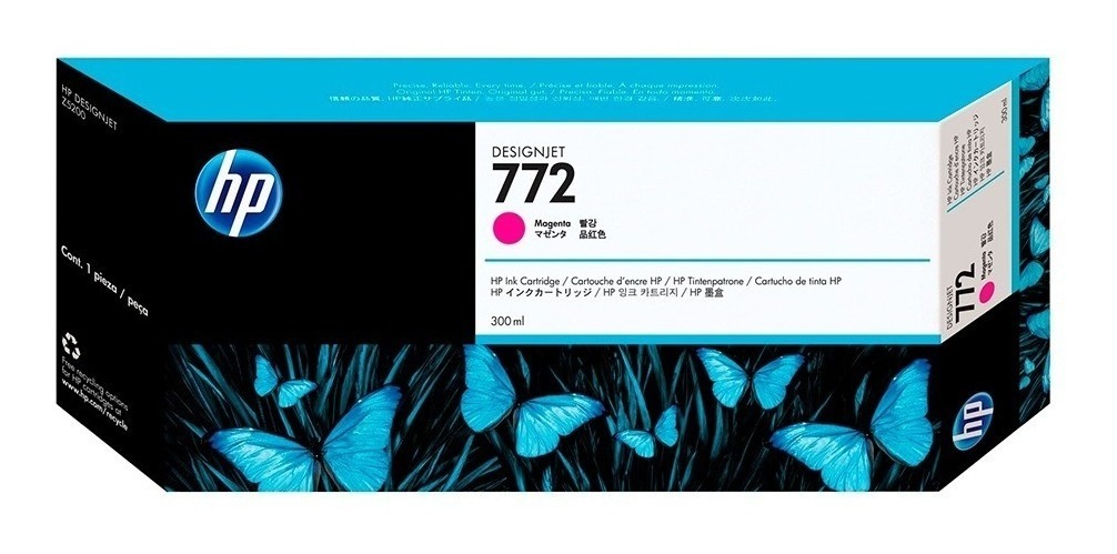 Cartucho Hp 772 Magenta 300ml CN629A
