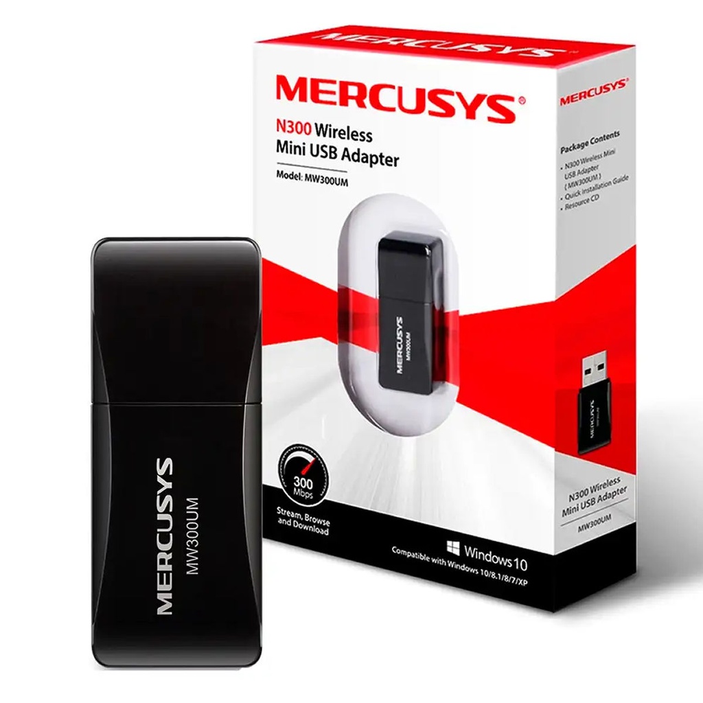 Mercusys Adaptador Wifi MW300UM
