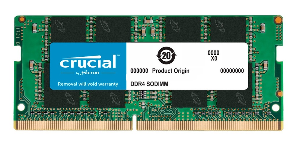 Memoria Ram Crucial 16gb DDR4-2666 SODIMM 16GB