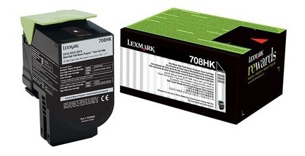 Toner Lexmark 708HK Negro 70C8HK0 Original