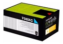 Toner Lexmark 708XC Cian 70C8XC0 Original