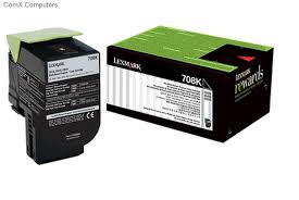 Toner Lexmark 708K Negro 70C80K0 Original