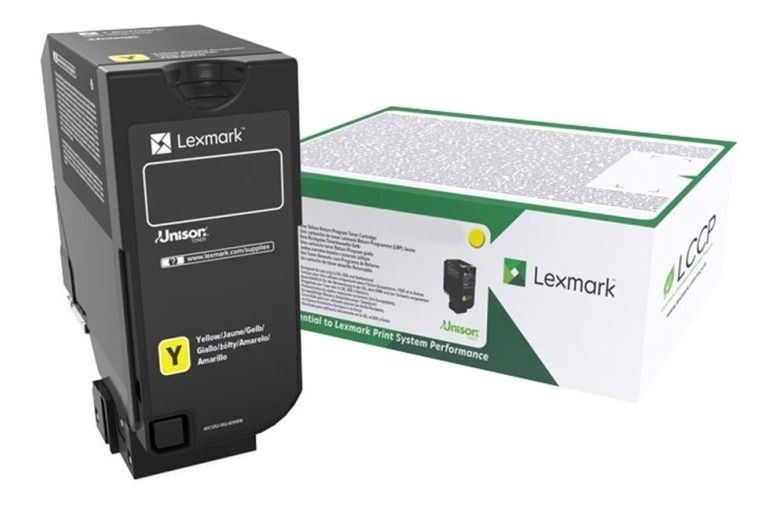 Toner Lexmark 74C4HY0 Amarillo Original