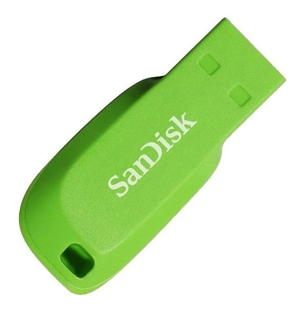 Pendrive Sandisk 32GB Cruzer Blade Verde