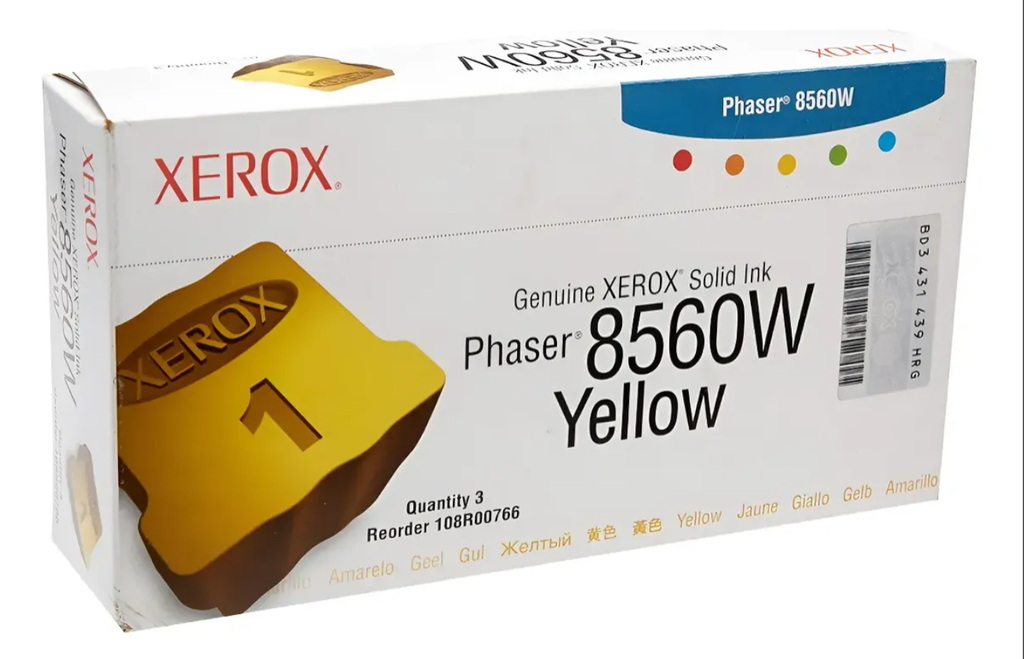 Tinta Solida Xerox 108R00766 Amarillo Original