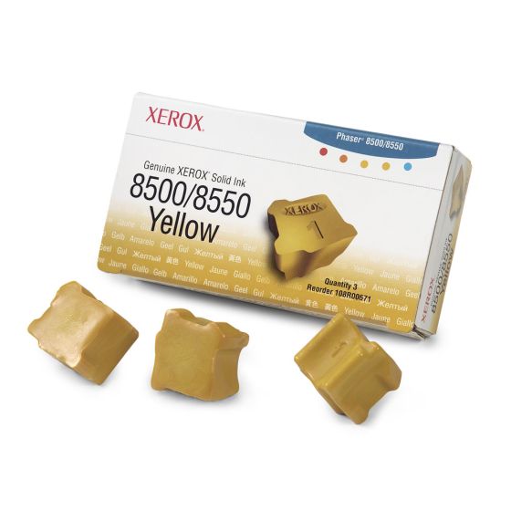 Tinta Solida Xerox 108R00671 Amarilla Original