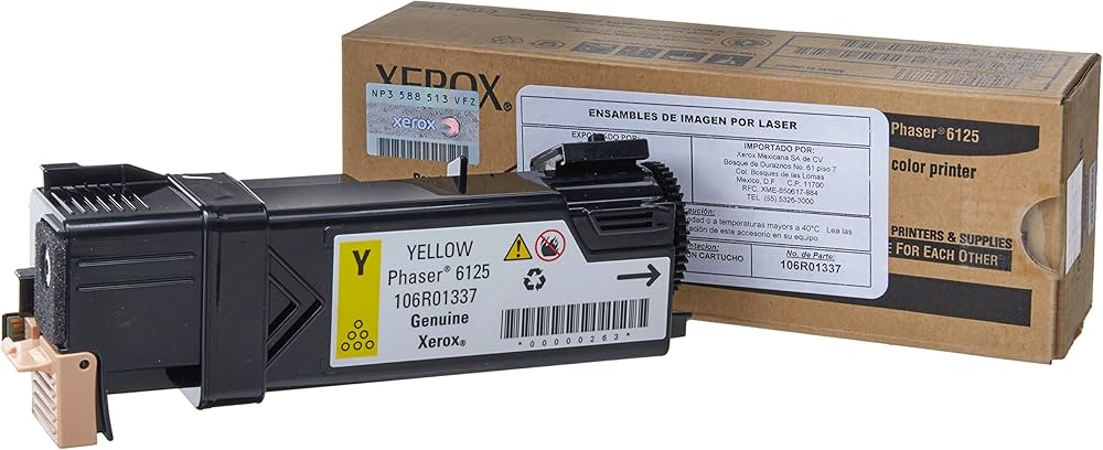 Toner Xerox 106R01337 Amarillo Phaser 6125 Original