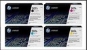 Combo Toners Hp 507x (ce400x) Negro + 3 Color 507a Original