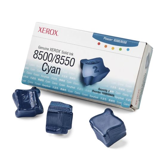 Tinta Solida Xerox 108R00669 Cian 6 Sticks Original
