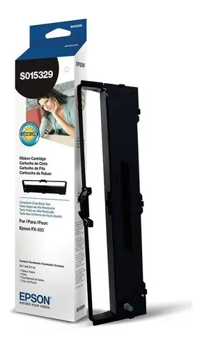 Cinta Impresora Epson S015329 Negro Original