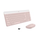 Kit Teclado y Mouse Logitech MK470 Slim Rosa