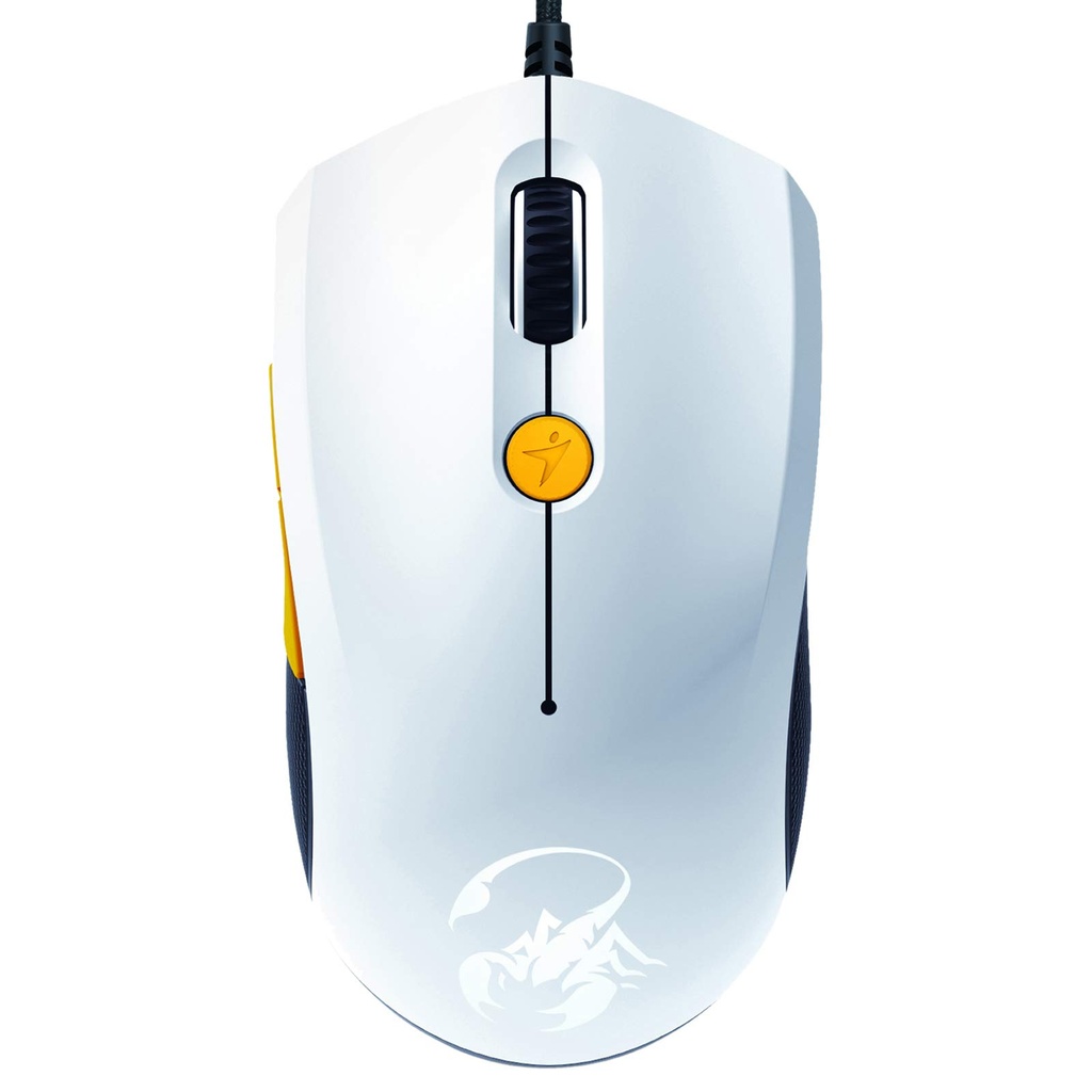 Mouse Genius Gx Scorpions M6-600 Blanco Gaming Con Cable USB 