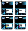 Combo Hp 954 Negro + 3 Colores Original 8210 8710