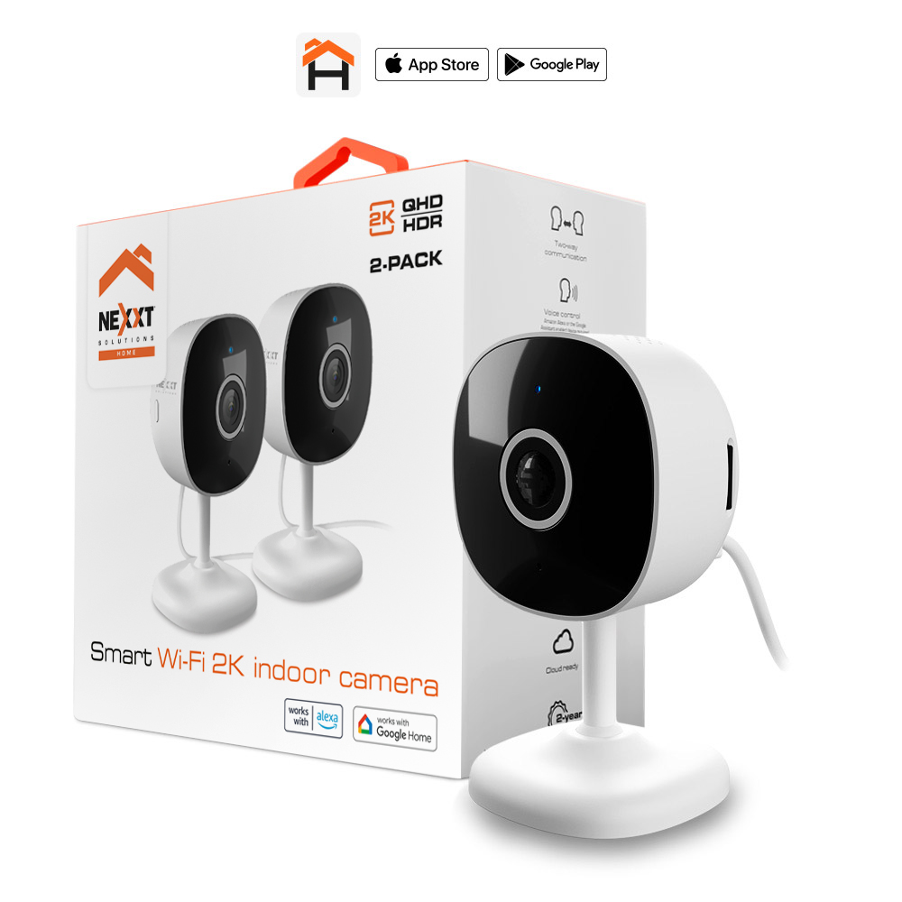 Camara Nexxt Inteligente WiFi 2K interior NHC-I710 2PK