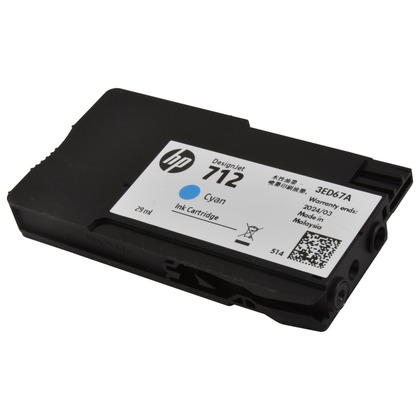 Cartucho Hp 712 Cian 3ED67A Original