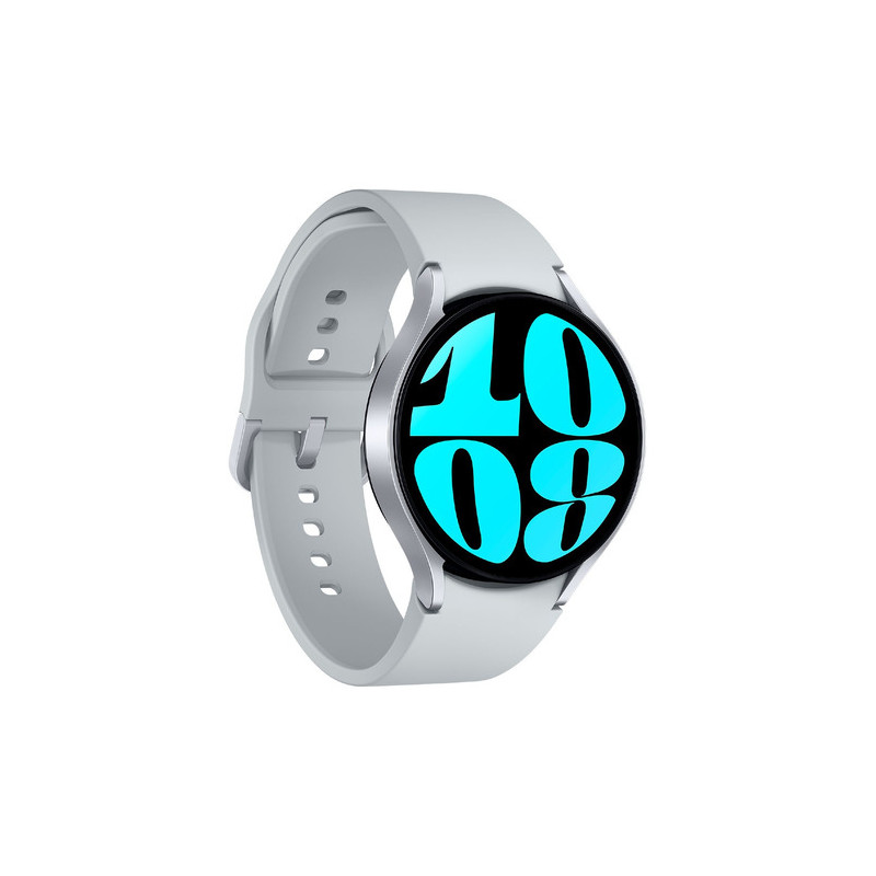 Reloj Samsung Galaxy Watch 6 Silver 2Gb Ram 16Gb Amacenamiento 1.5" Bluetooth Wifi Nfc Gps SM-R940NZSAARO