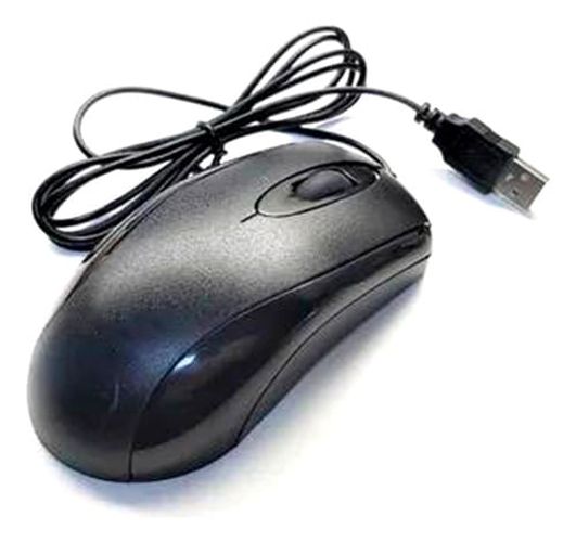 Mouse Gfast MO-383 Ambidiestro USB Negro con cable