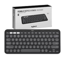 Logitech Teclado K380S Pebble Grafito Bluetooth