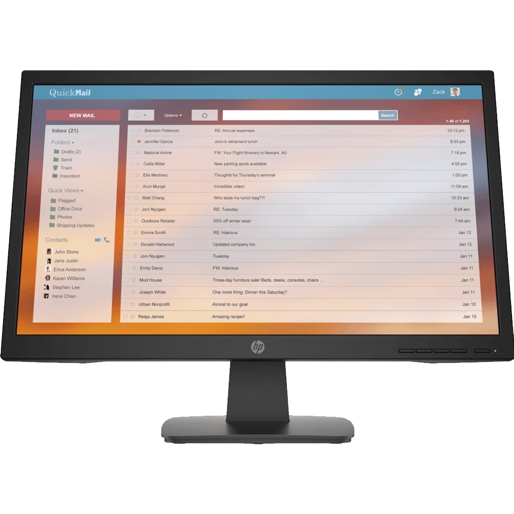 Monitor HP 22" P22v G4 FHD Negro