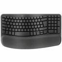 Teclado Logitech Ergo Inalambrico Wave Keys Grafito 920-012278