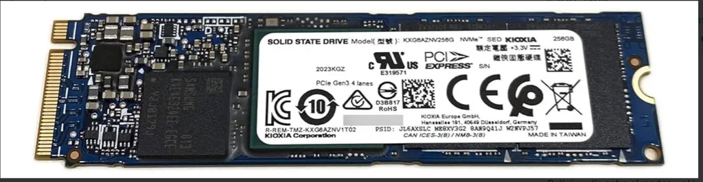 Disco KIOXIA M2 256GB LARGO OEM