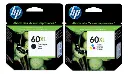 Combo Cartucho Hp 60xl Negro + Hp 60xl Color