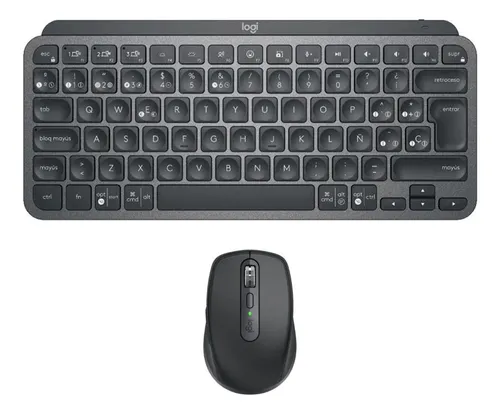 Combo Teclado Logitech MX KEYS Mini y MX Anywhere 3S Negro