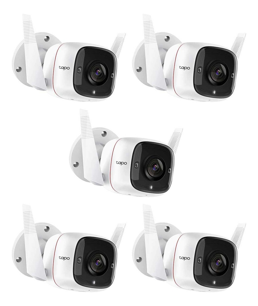Kit 5 Cámaras De Seguridad TP-link Tapo C310 V1