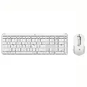 Combo Logitech K950 + M650 Blanco Wireless