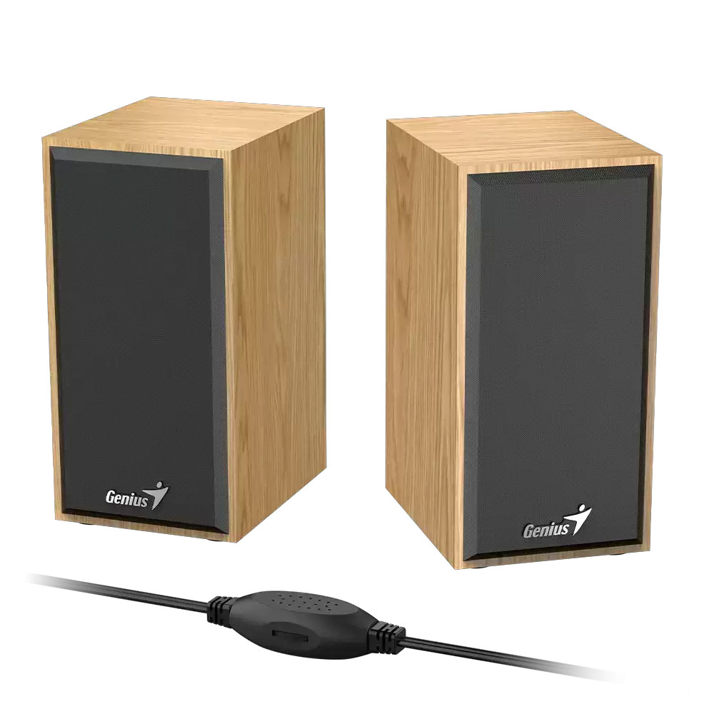 Parlante Genius SP-HF180 6W USB PINE WOOD (2701)