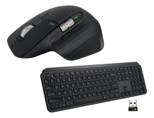 Combo Logitech Teclado Mx Keys S + Mx Master 3s Negro 