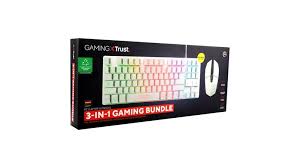Combo 3 en 1 Mouse Felox + Pad + Teclado TKL Thado Trust GXT 794W