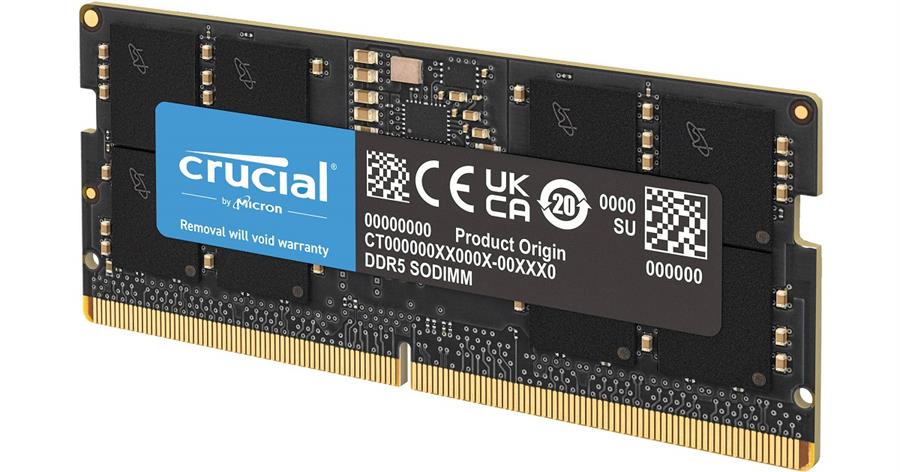 Memoria Ram Crucial 8gb DDR5-4800 SODIMM 8GB