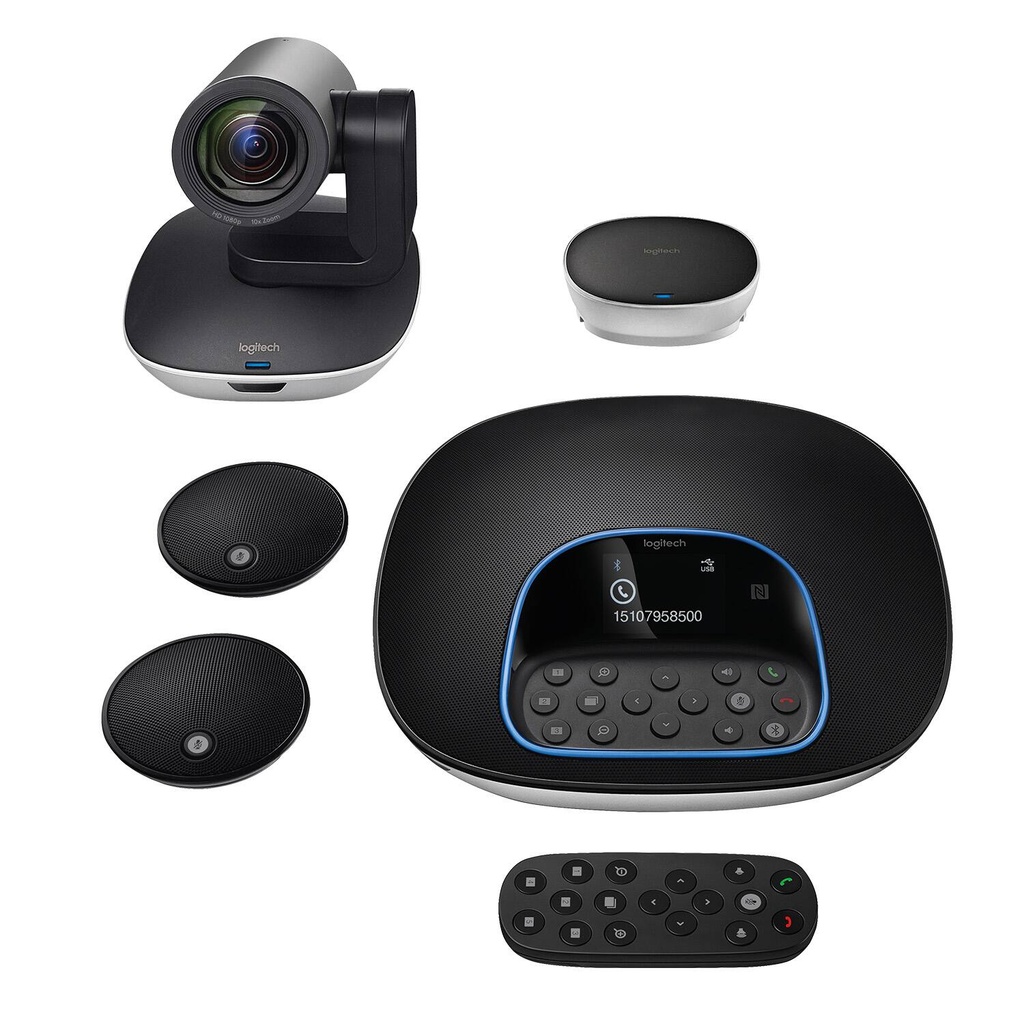 Equipo de Videoconferencia Logitech Group Bundle + Mic. Expansion 960-01060