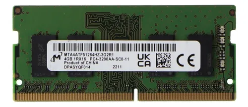 Memoria RAM Micron 4GB DDR4 3200mhz
