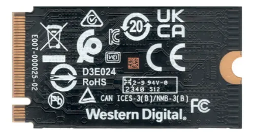 Disco Western Digital M2 512GB OEM CORTO