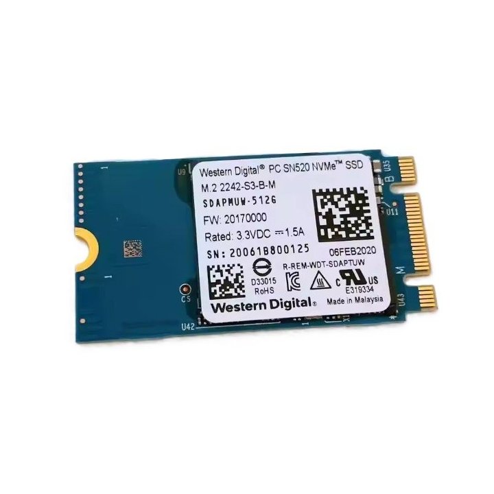 Disco Western Digital M2 NVMe 256GB SN520 OEM (2 Ranuras)
