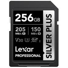 Tarjeta SD 256GB Lexar Professional Silver Plus