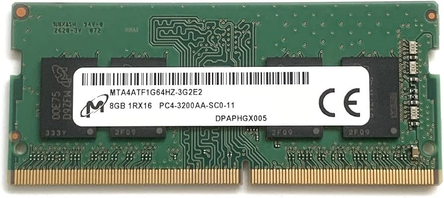 Memoria Ram Micron SODDIM DDR4 8GB 3200MHZ OEM 