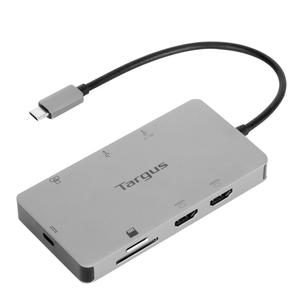Puerto HUB Targus DOCK423C USB-C Dual HDMI 4K Con Fuente De Alimentación De 100 W Micro SD
