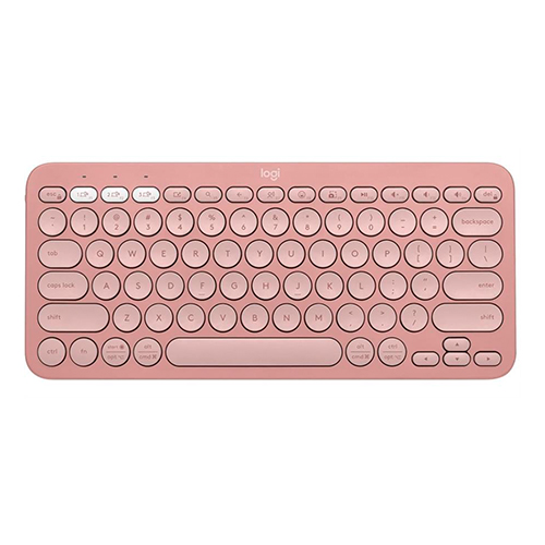 Teclado Logitech K380S Pebble 2 Rosa Bluetooth