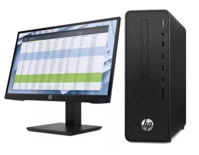 HP PC i3 10105 280 G5 12gb Ram 480gb SSD + Monitor 22"