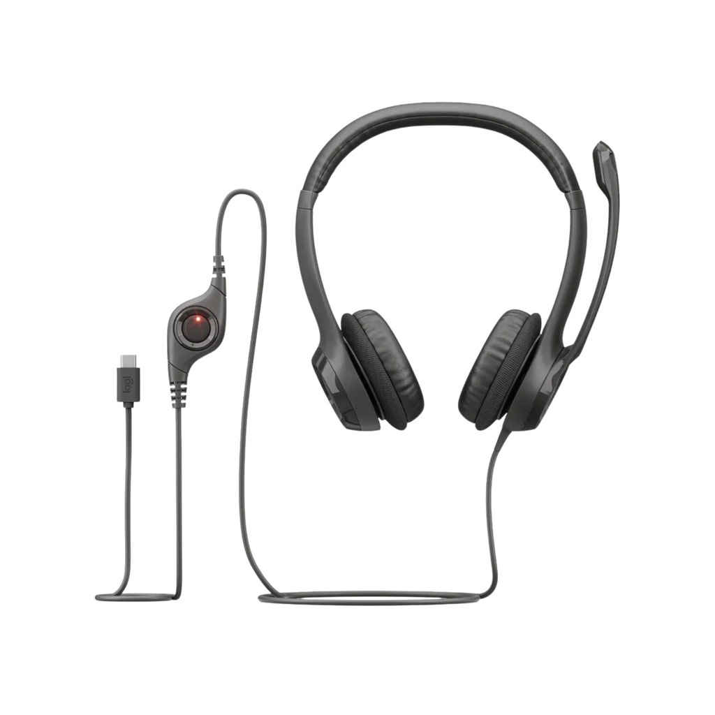 Auricular Logitech H390 Negro 981-001575 USB-C Con Microfono