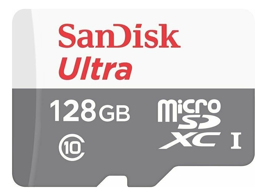 Tarjeta de Memoria SanDisk 128GB Ultra Micro SDHC Clase 10 Adaptador